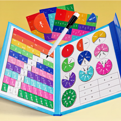 Livre d'Apprentissage des Fractions Coloré